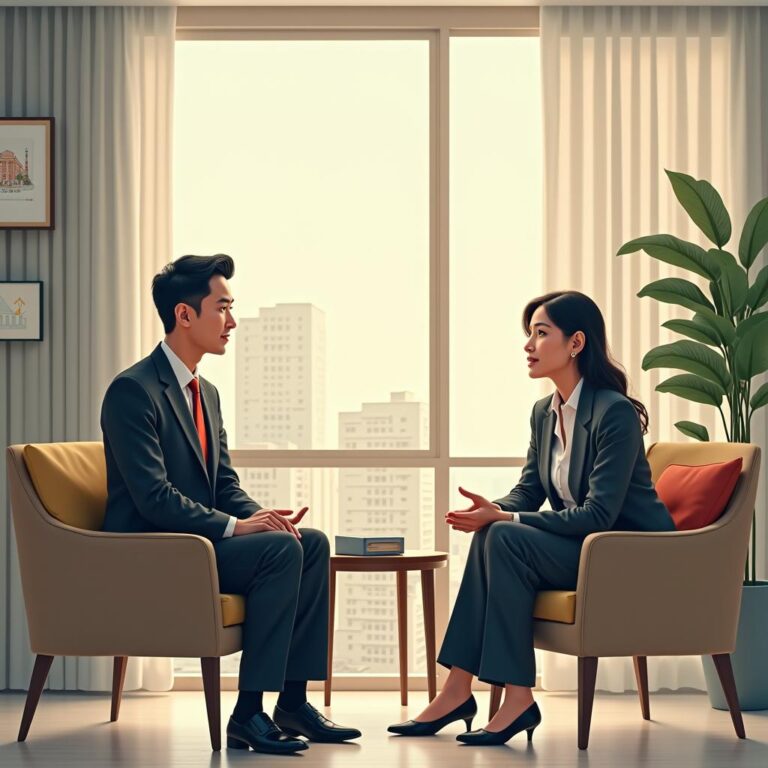 Two people meditating outdoors for mindfulness and stress reduction. | Cpflah.sg